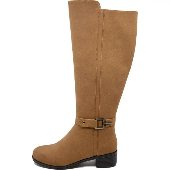 Nautica Womens Minetta Faux Leather Tall Knee-High Boots - Size 7 - Picture 2 of 11